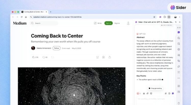 Sider AI: How to Use AI More Effectively Without Losing Your Personal Touch