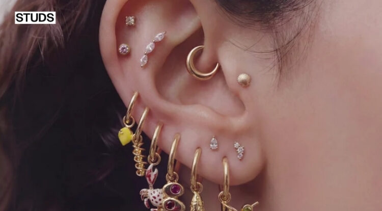 Studs and the Simple Art of Creating an Ear Stack That Feels Like You